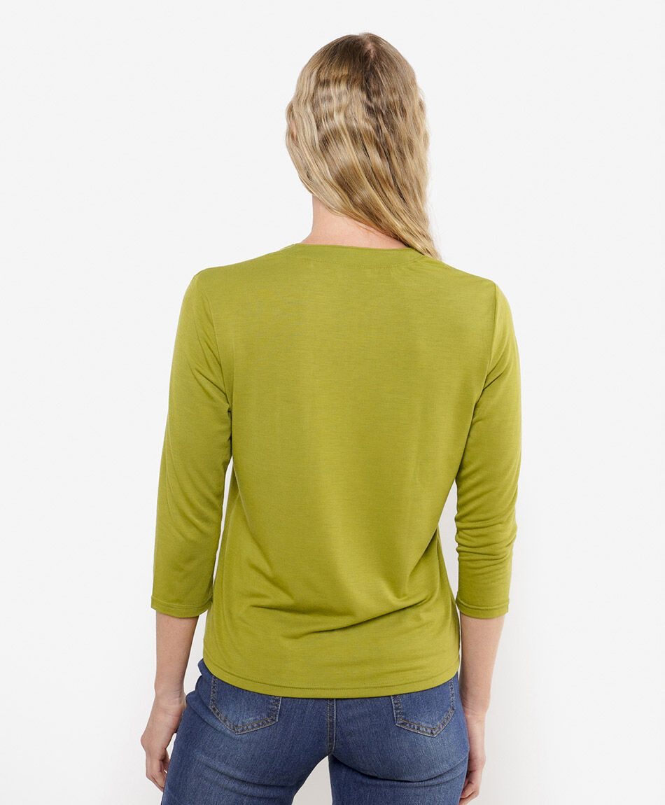 Polera mujer doble bolsillo