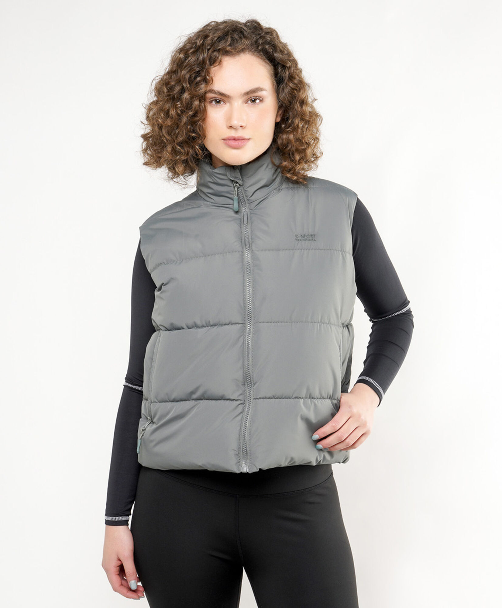 Parka deportiva mujer puffa sin mangas Parka deportiva mujer puffa sin mangas