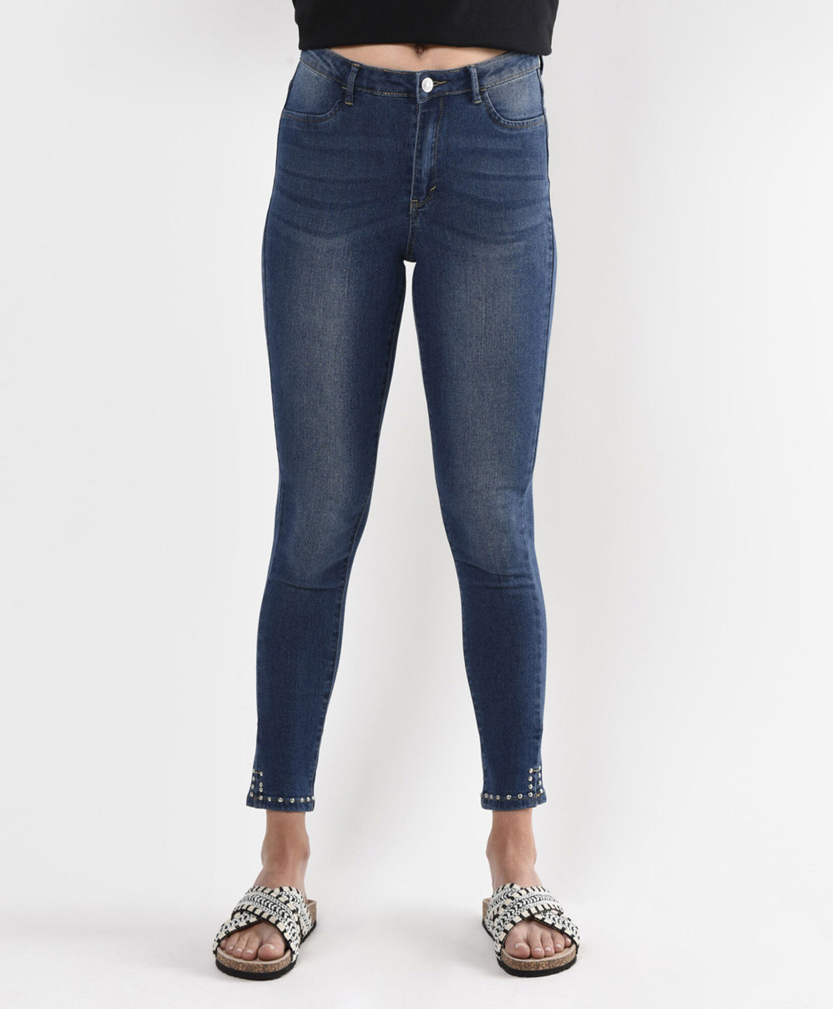Jeans mujer tachas skinny fit Jeans mujer tachas skinny fit