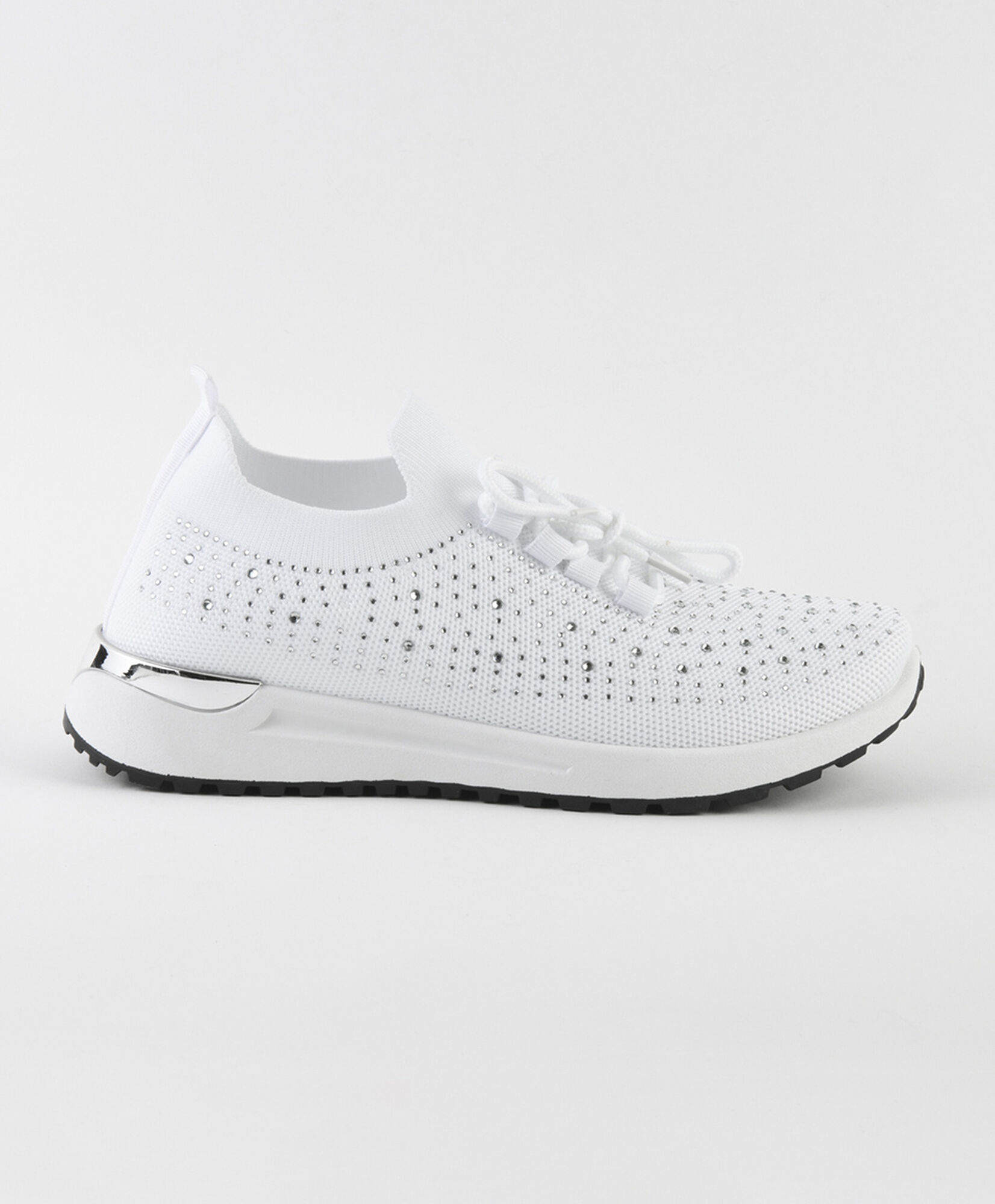 Zapatilla mujer piedritas blanca Zapatilla mujer piedritas blanca