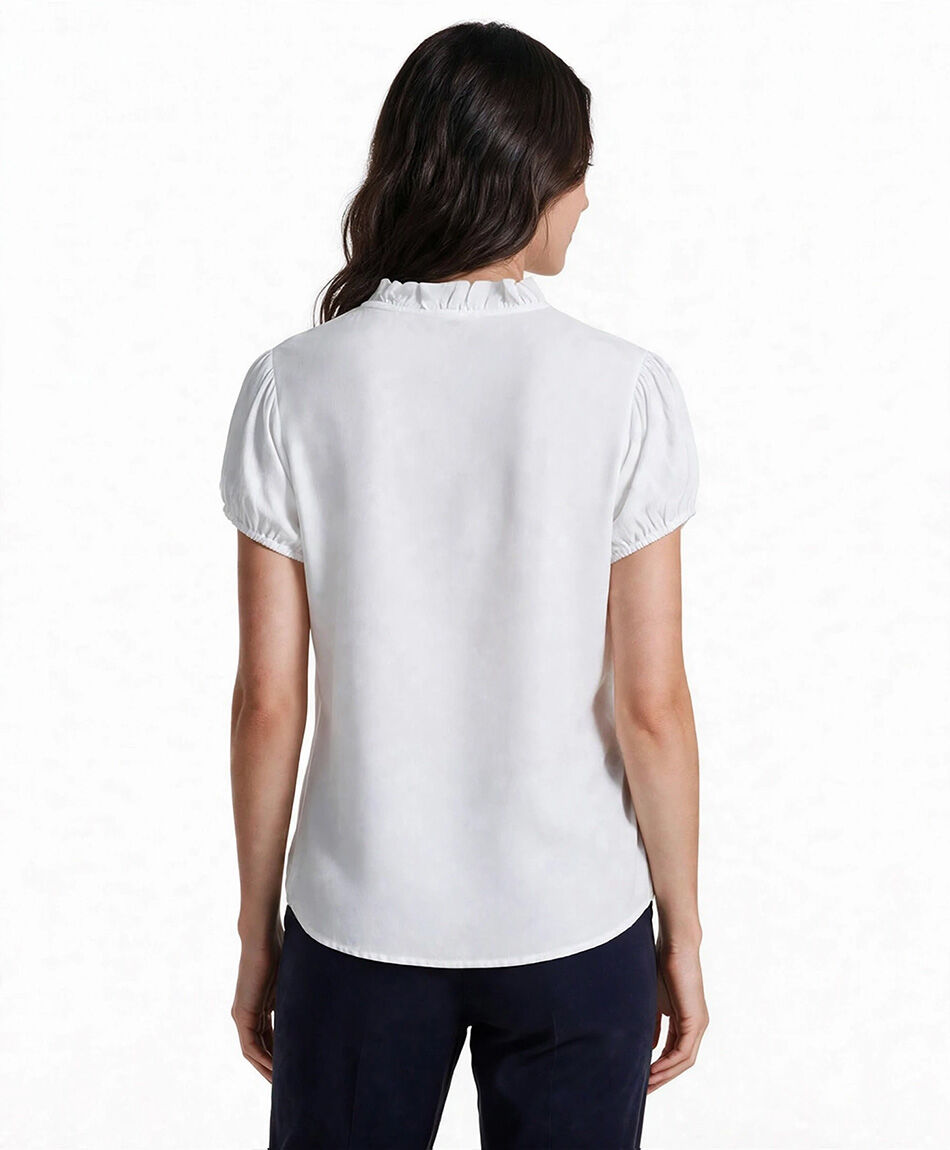 Blusa mujer cuello vuelos
