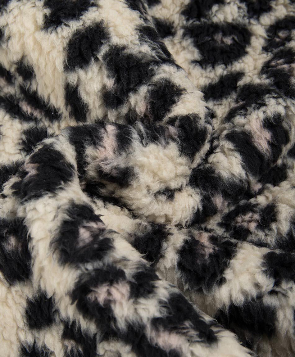 Poler&oacute;n ni&ntilde;a sherpas animal print