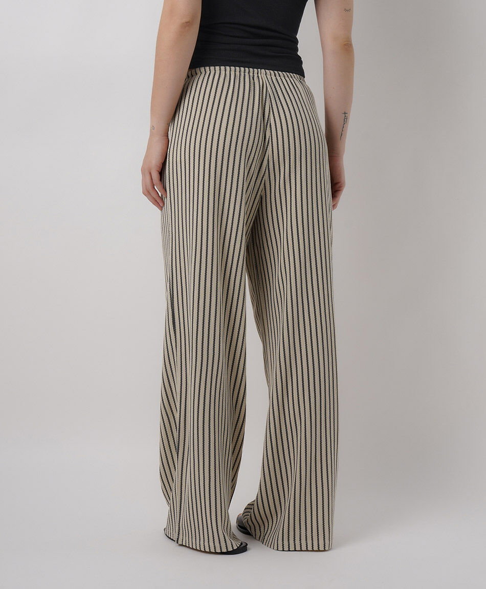 Pantal&oacute;n mujer rayas jacquard