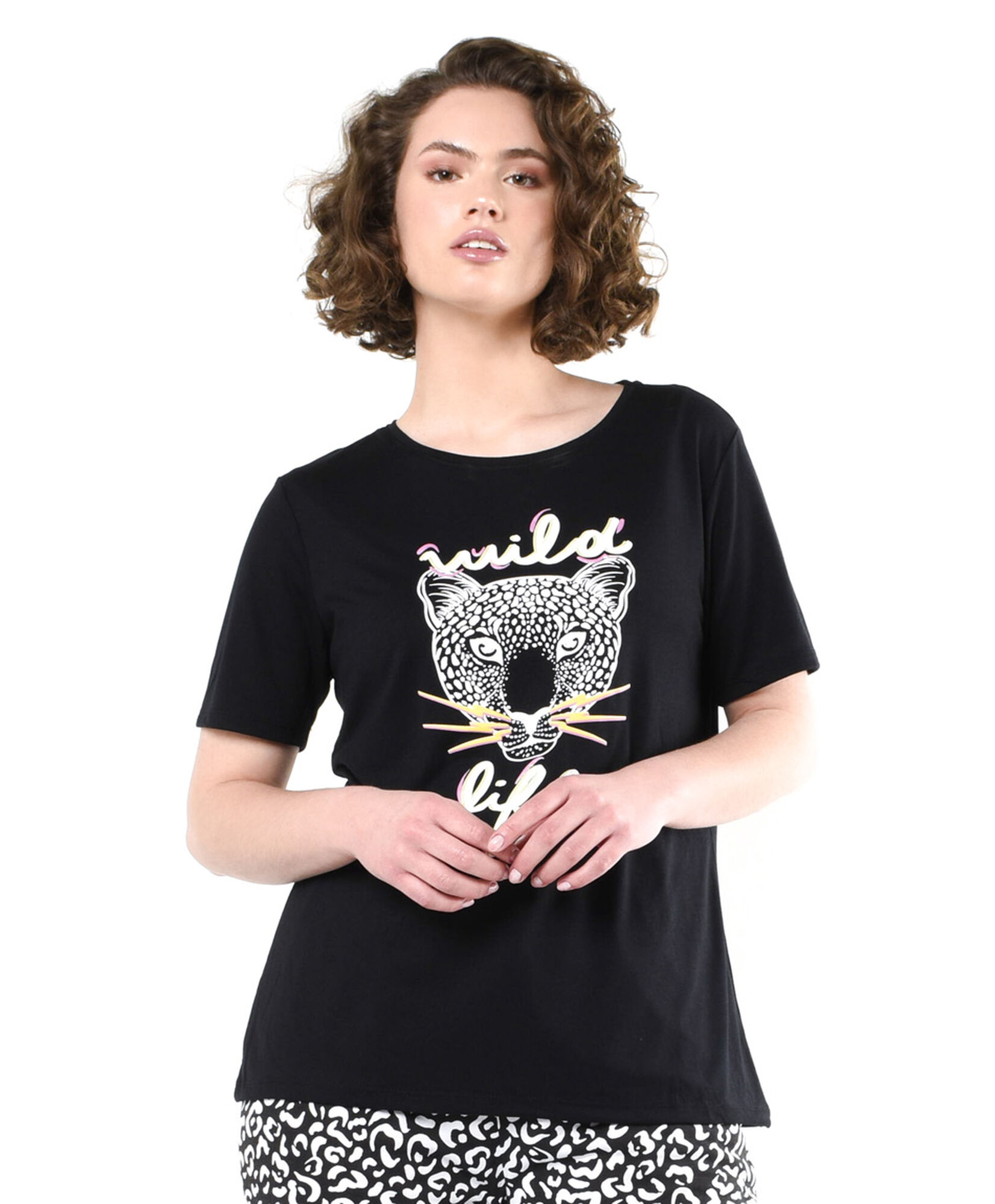 Pijama mujer leopardo capri Pijama mujer leopardo capri