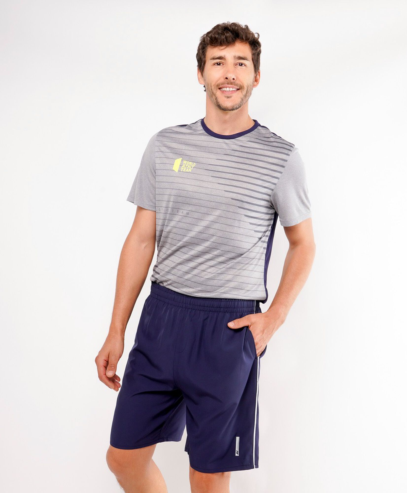 Short deportivo hombre piping navy Short deportivo hombre piping navy