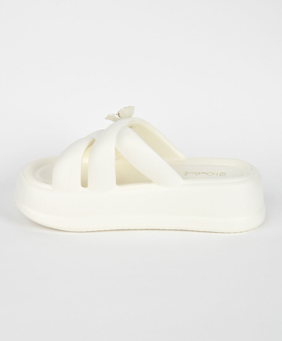 Sandalia mujer plataforma eva florcita