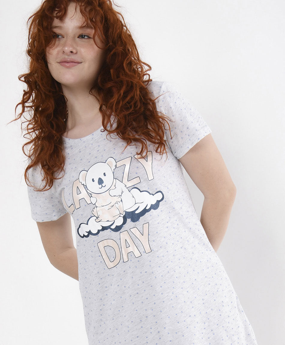Camisola hasta la rodilla mujer koala