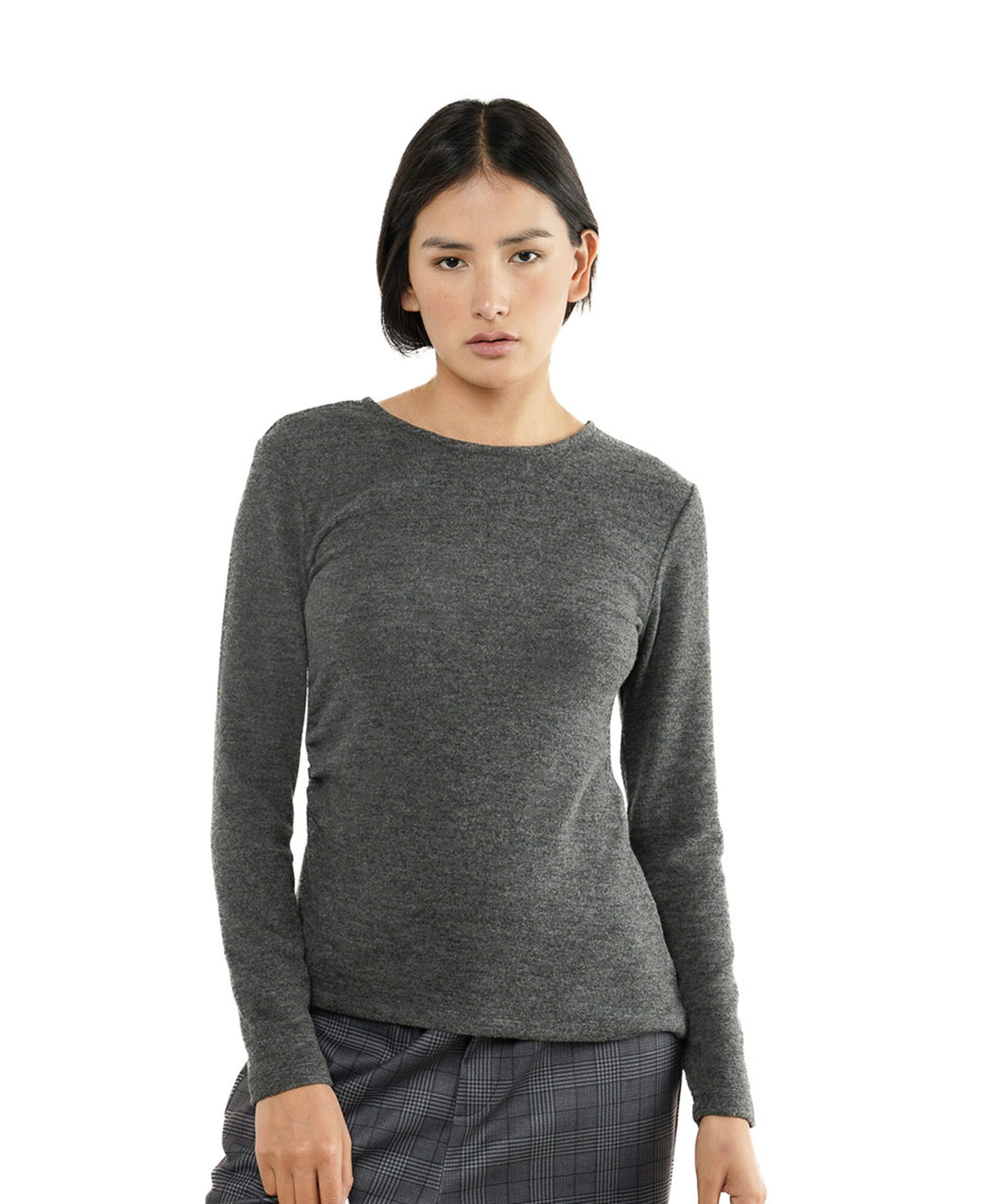Sweater mujer liso gris Sweater mujer liso gris