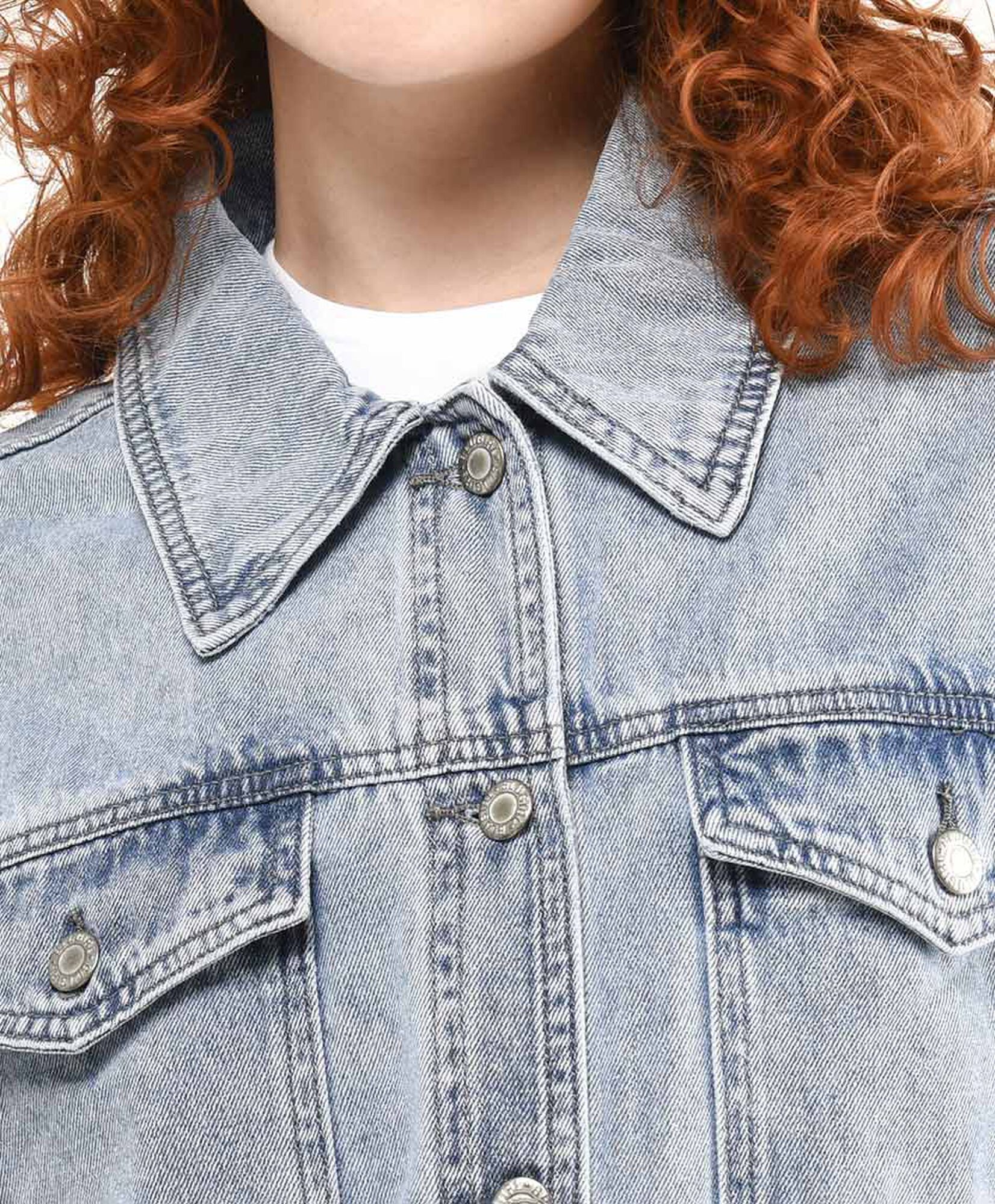 Chaqueta mujer denim larga Chaqueta mujer denim larga