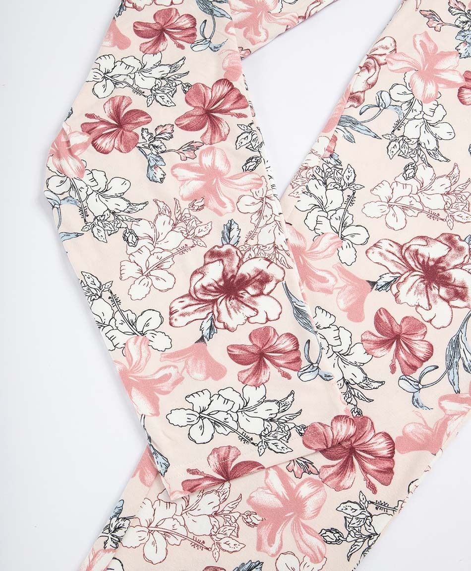 Pijama mujer floreado fantas&iacute;a