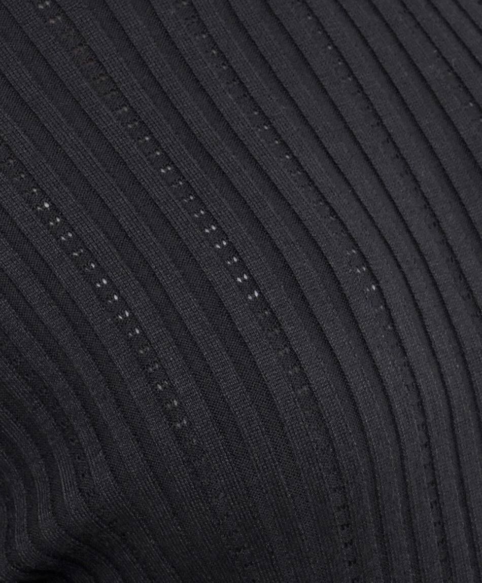 Sweater mujer texturizado negro