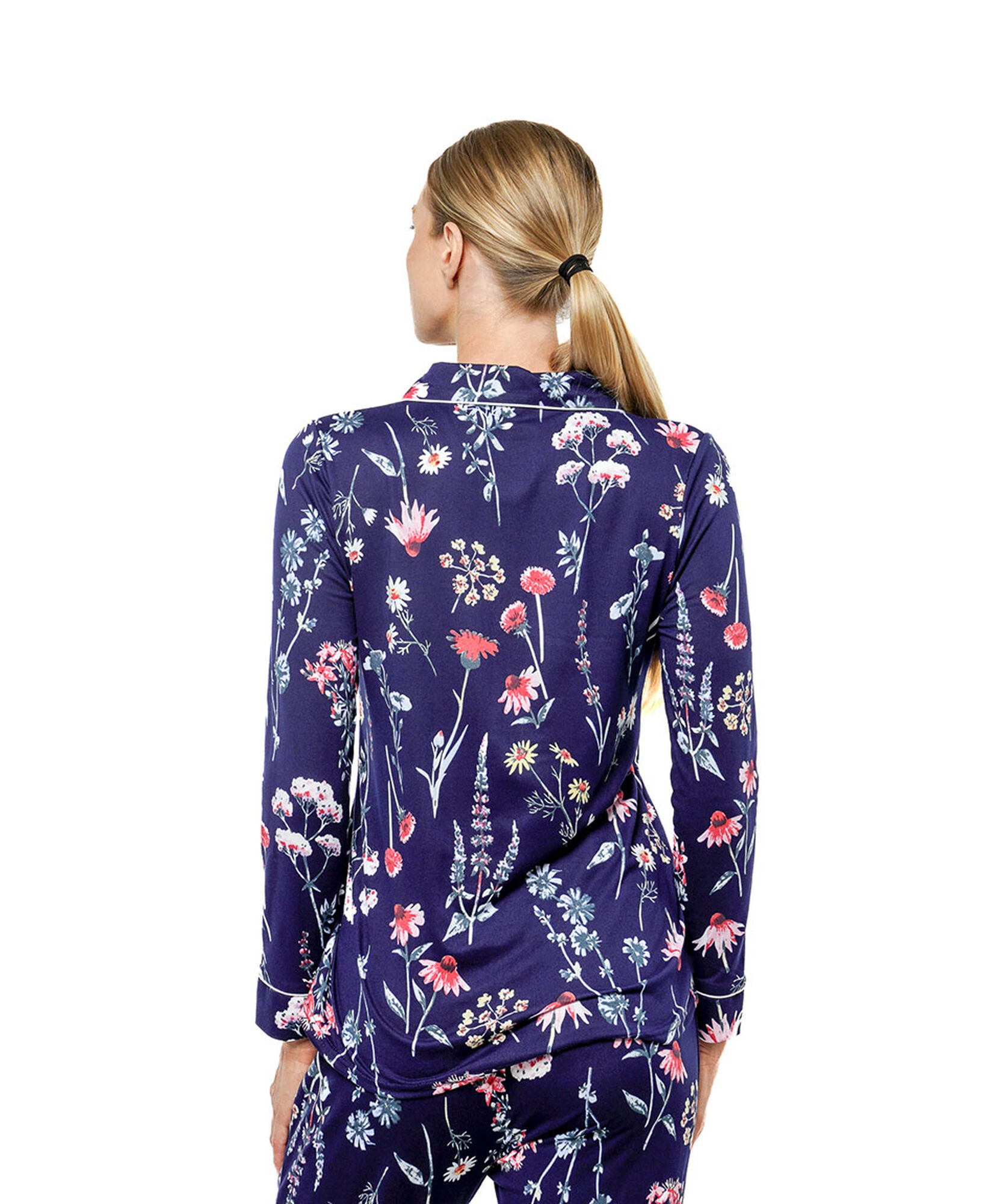 Pijama mujer floreado camisero Pijama mujer floreado camisero