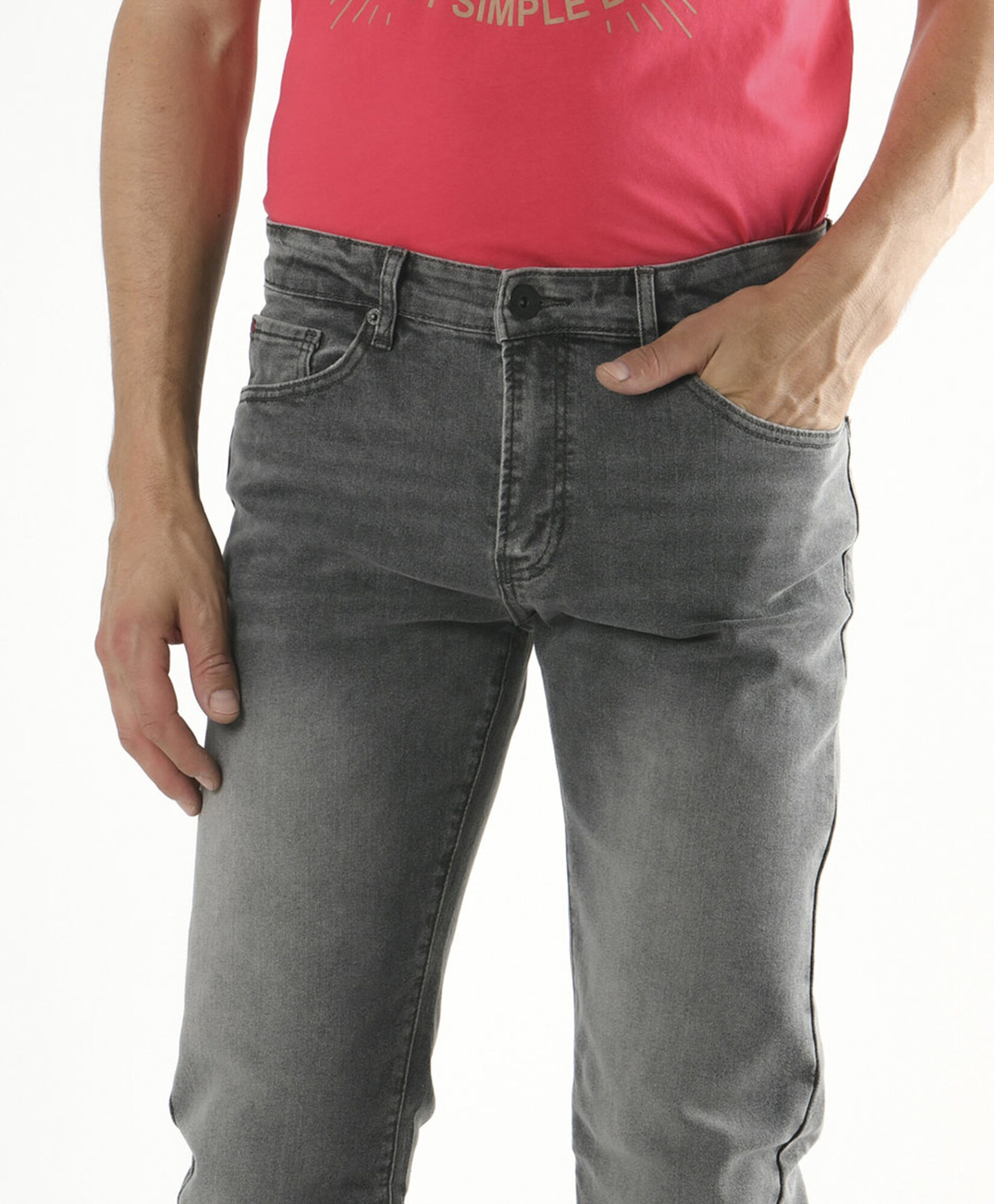 Jeans hombre skinny fit negro gris Jeans hombre skinny fit negro gris