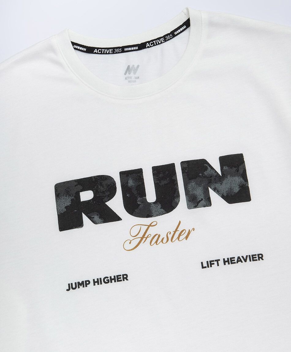 Polera deportiva hombre run faster