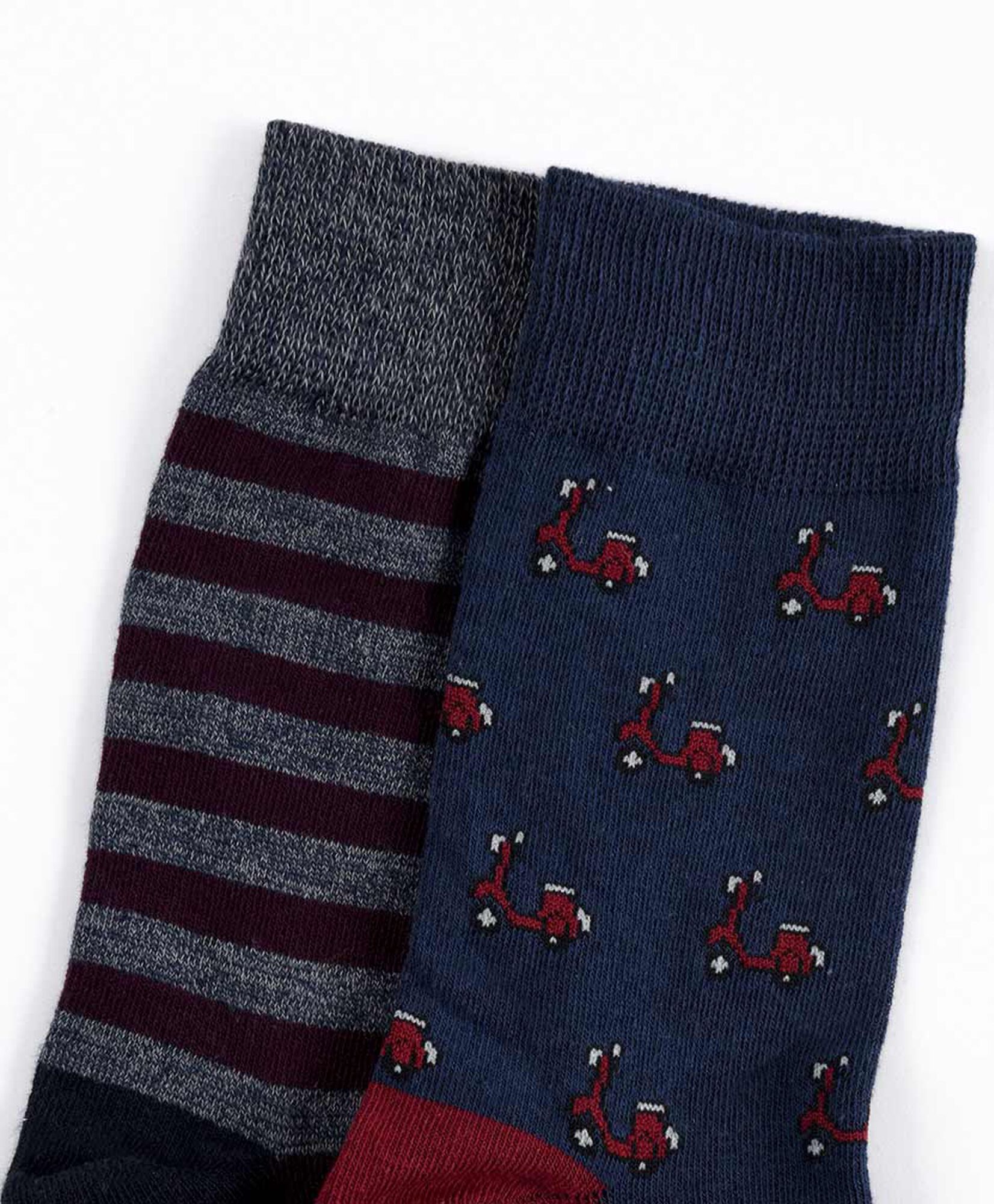 Pack 2 calcetines hombre motocicletas Pack 2 calcetines hombre motocicletas