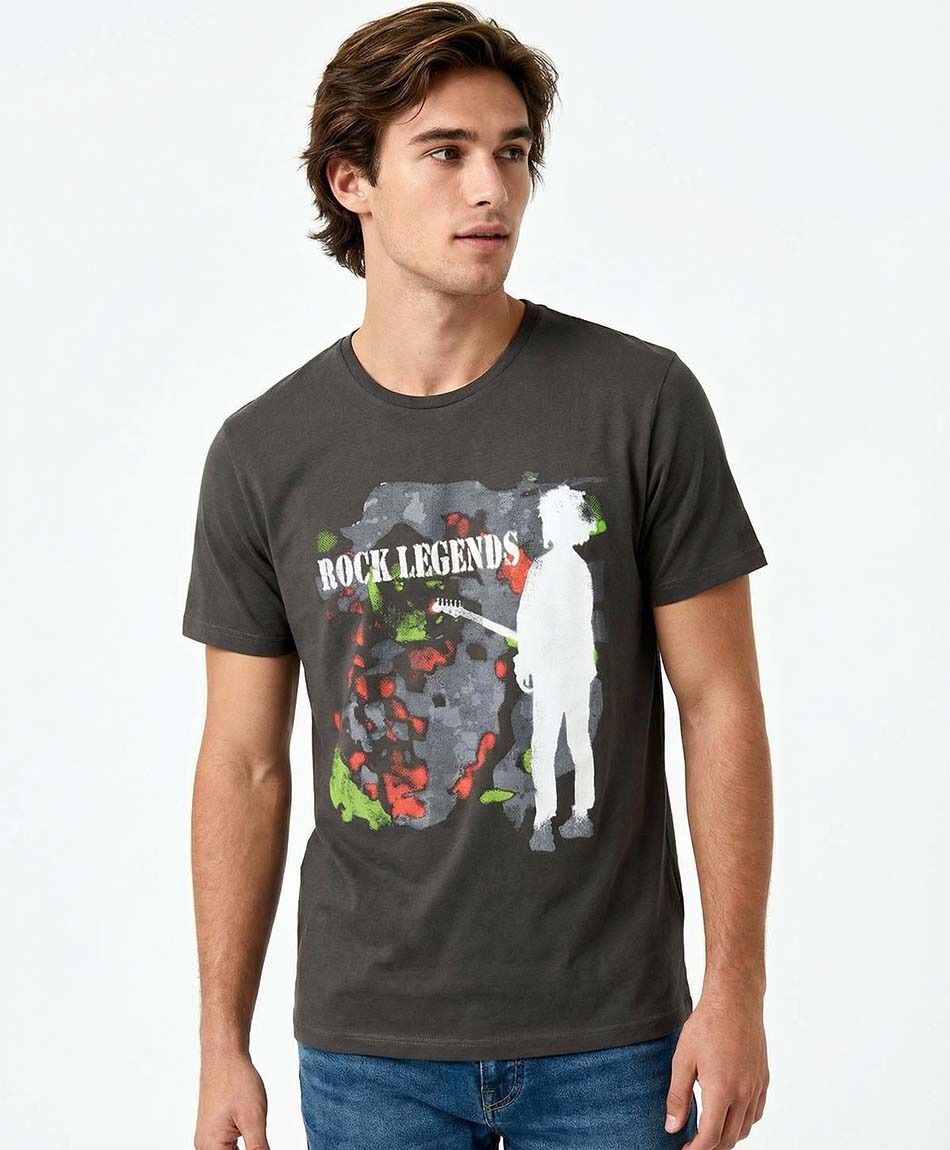 Polera hombre rock legends