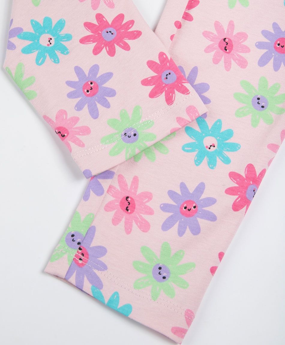 Leggins beb&eacute; florcitas colores