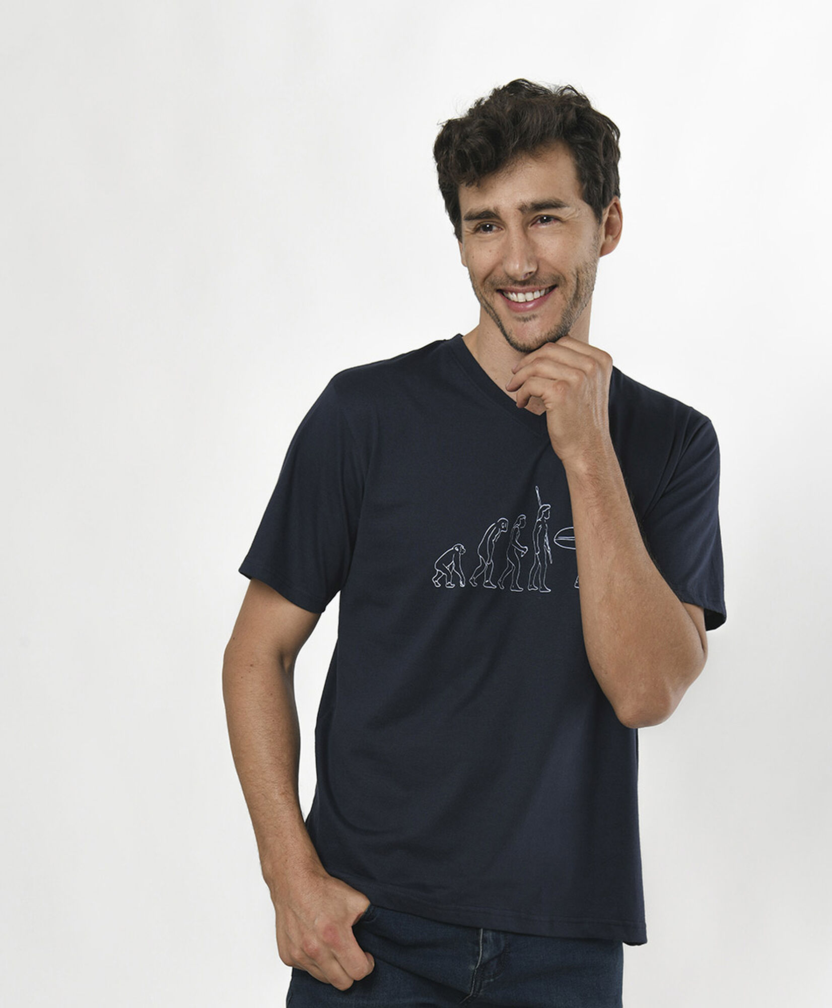 Polera hombre evolución surf Polera hombre evolución surf