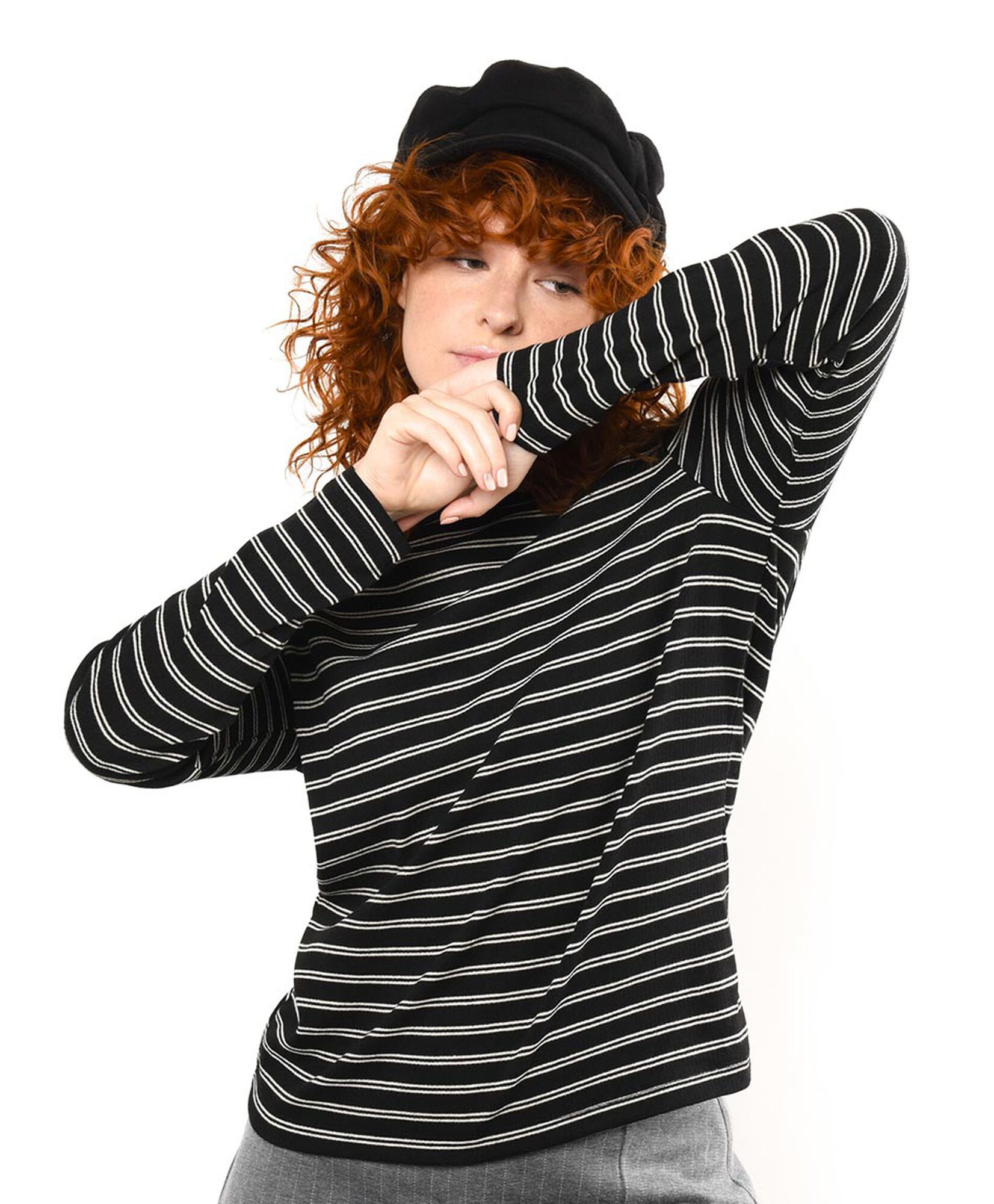 Polera mujer rayas dobles bicolor Polera mujer rayas dobles bicolor