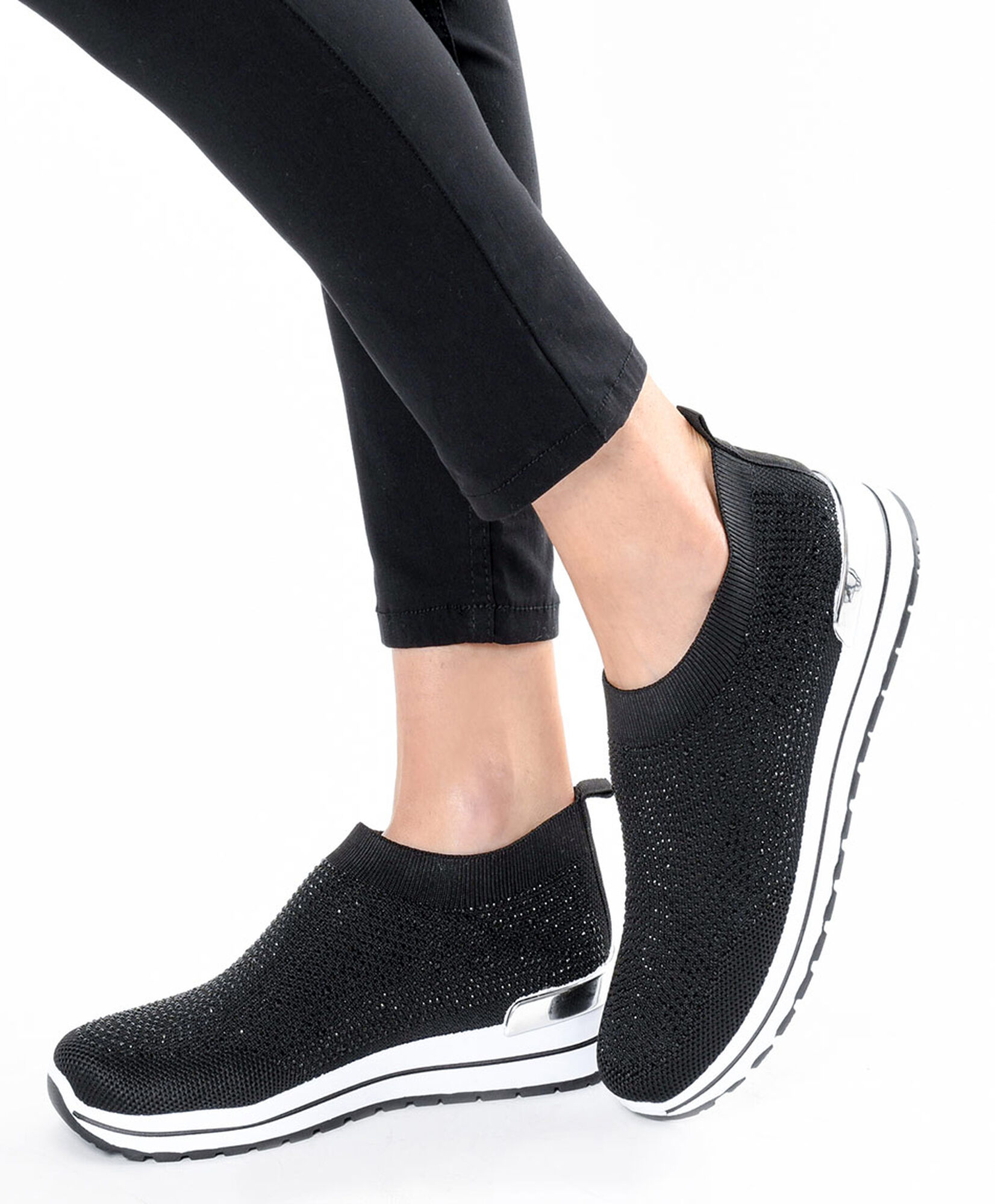 Zapatilla mujer malla brillos Zapatilla mujer malla brillos