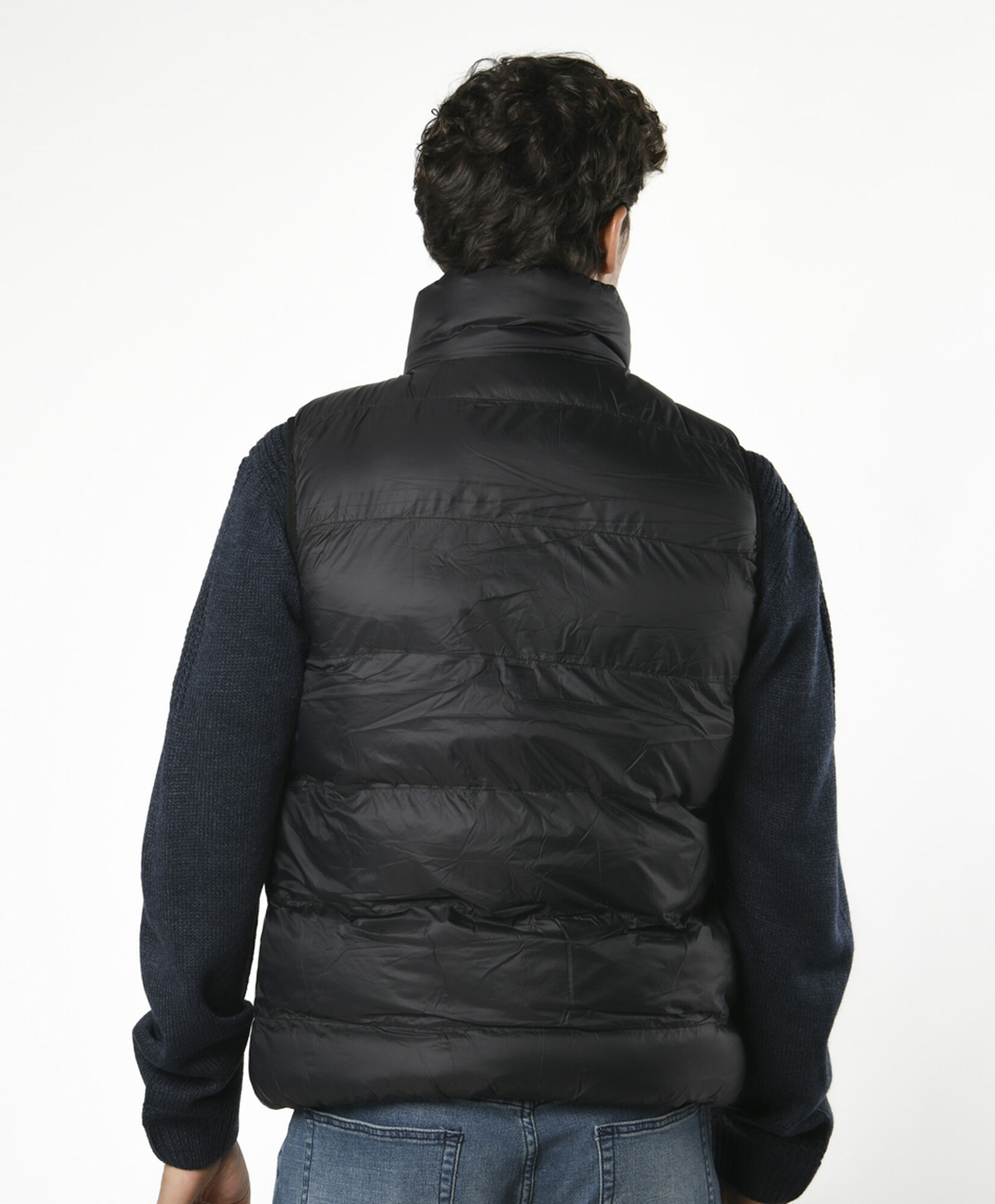 Parka hombre sin mangas costuras Parka hombre sin mangas costuras