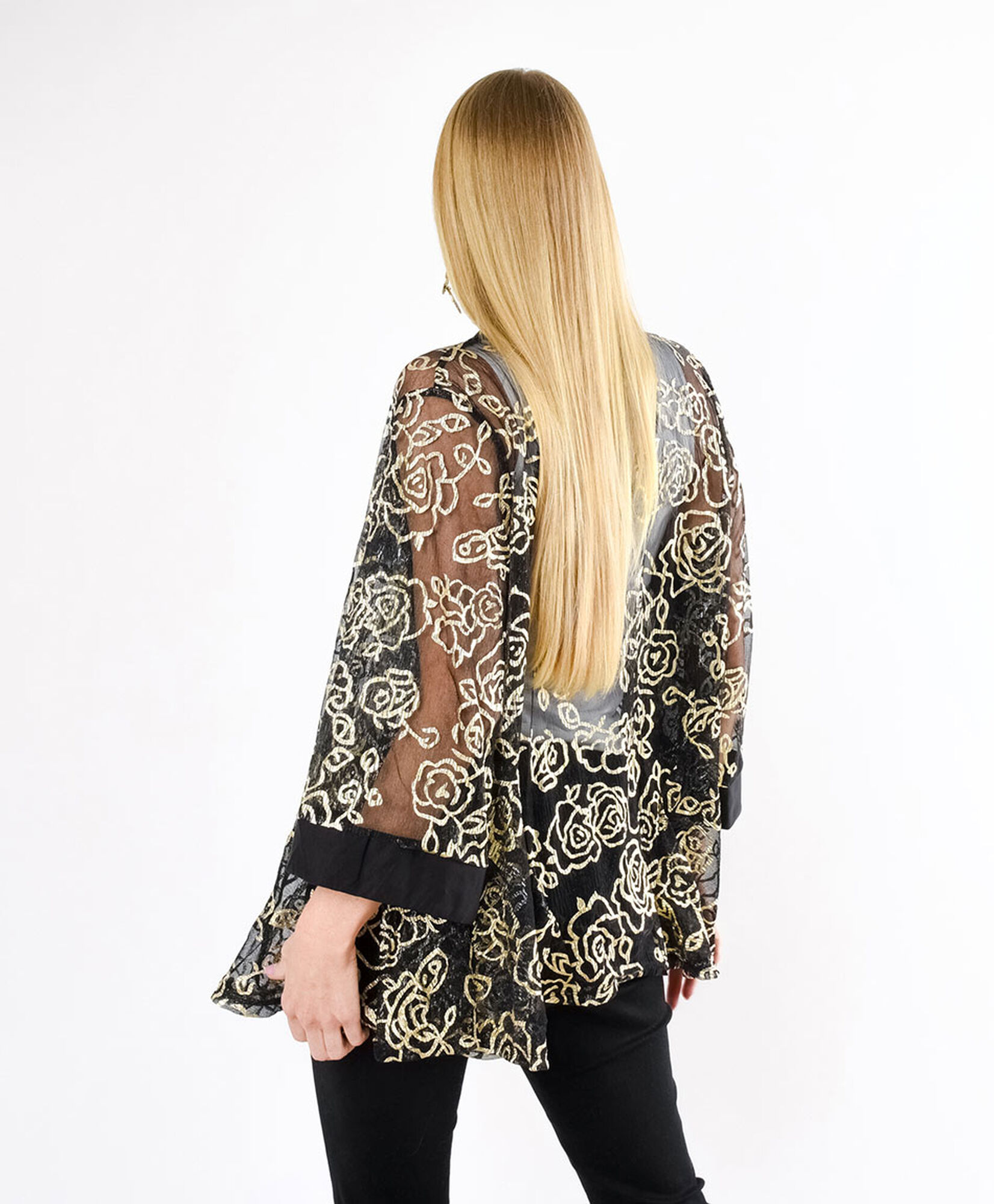 Tapado mujer floreado brillante Tapado mujer floreado brillante