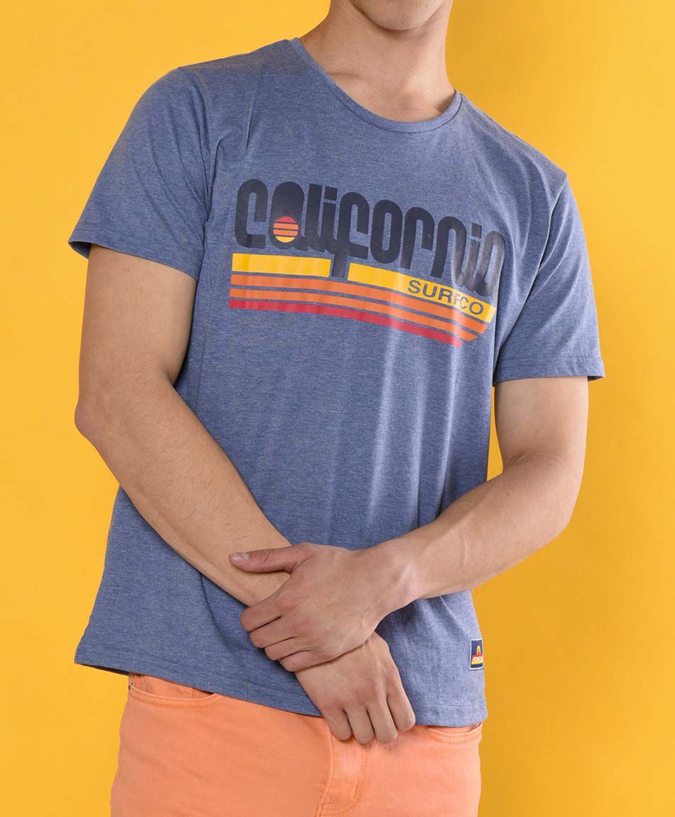 Polera manga corta cuello redondo