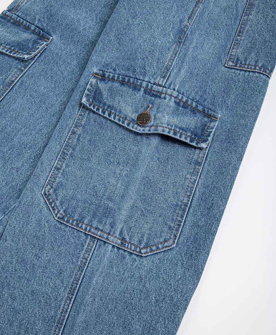 Jeans hombre cargo baggy