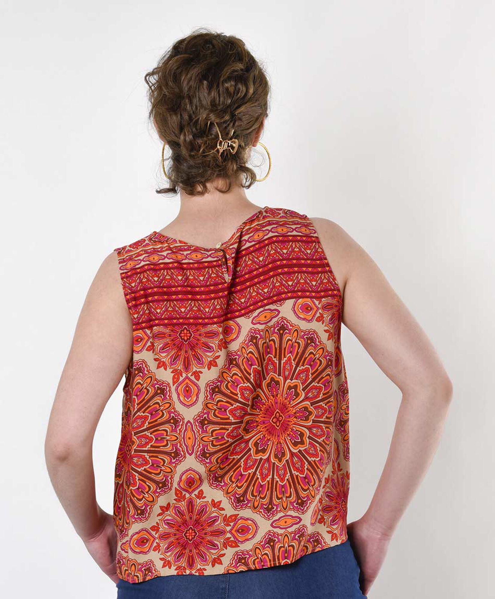 Blusa mujer estampado mandalas Blusa mujer estampado mandalas