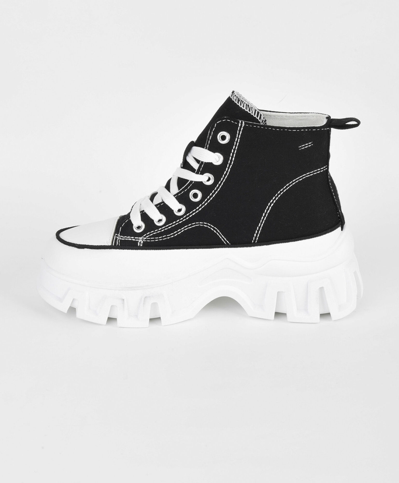 Zapatilla mujer plataforma grande negra Zapatilla mujer plataforma grande negra