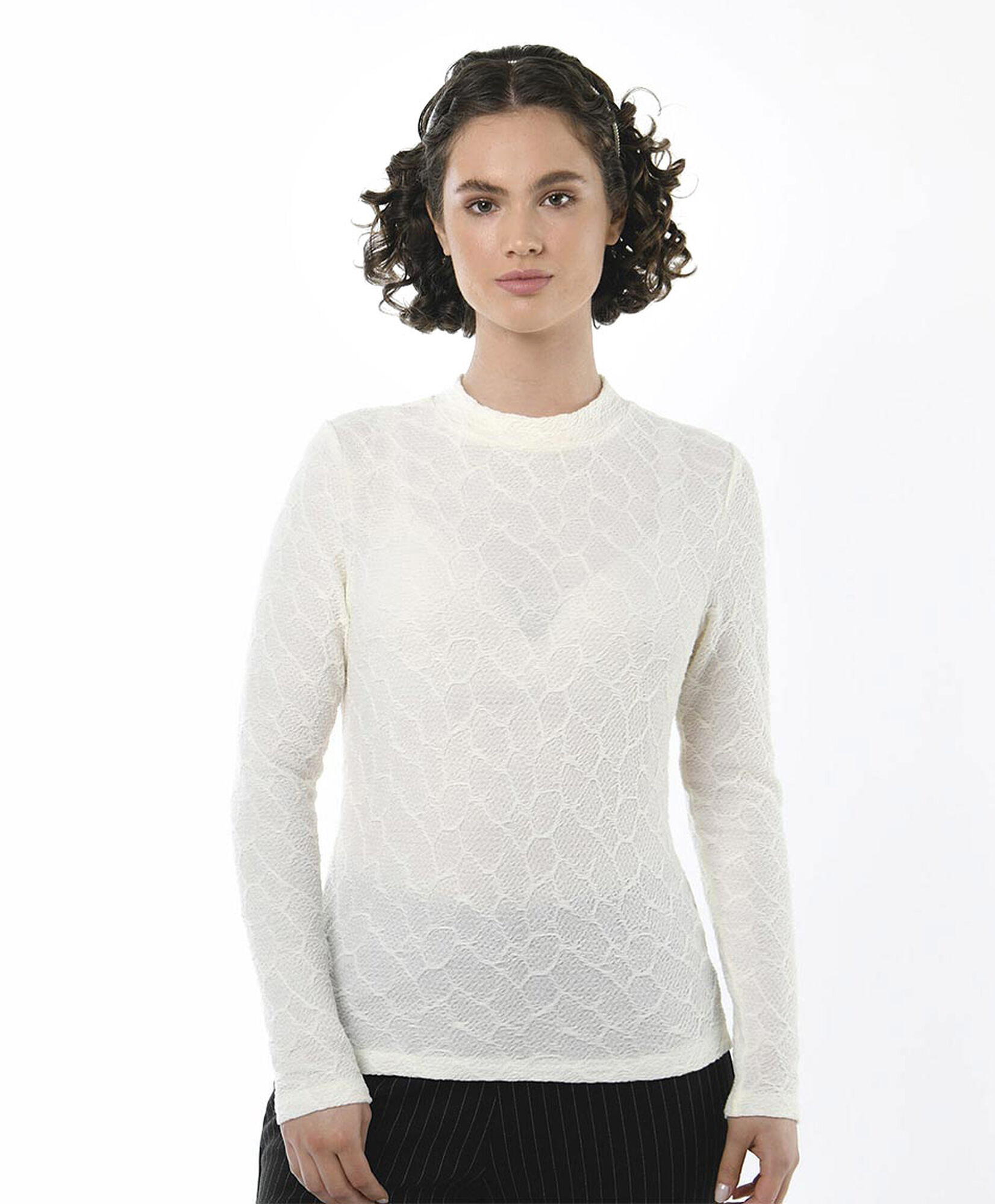 Polera mujer jacquard diseño Polera mujer jacquard diseño