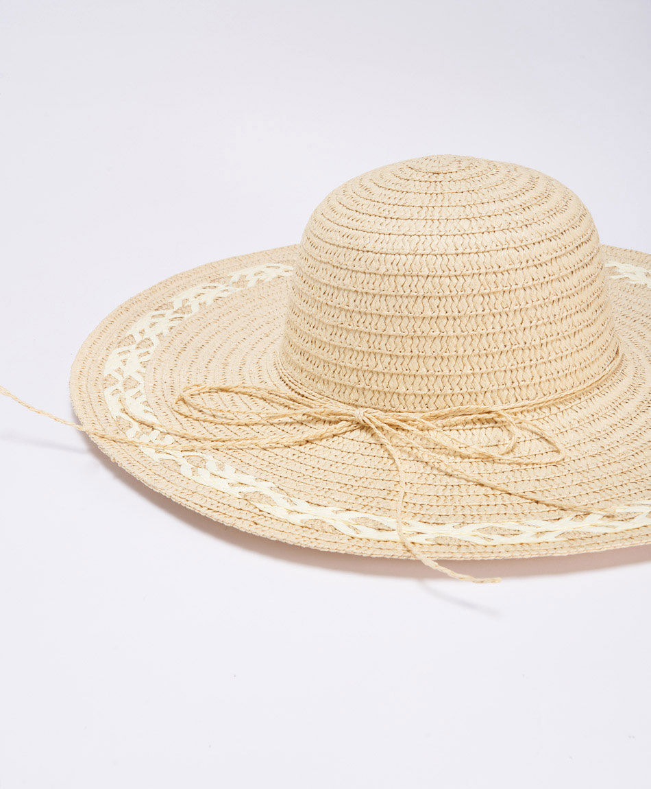 Sombrero mujer bordado