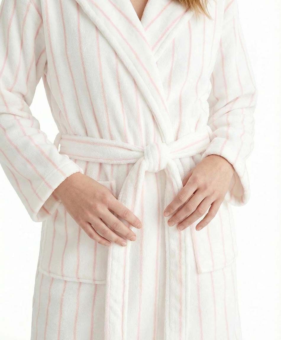 Bata mujer larga rayas