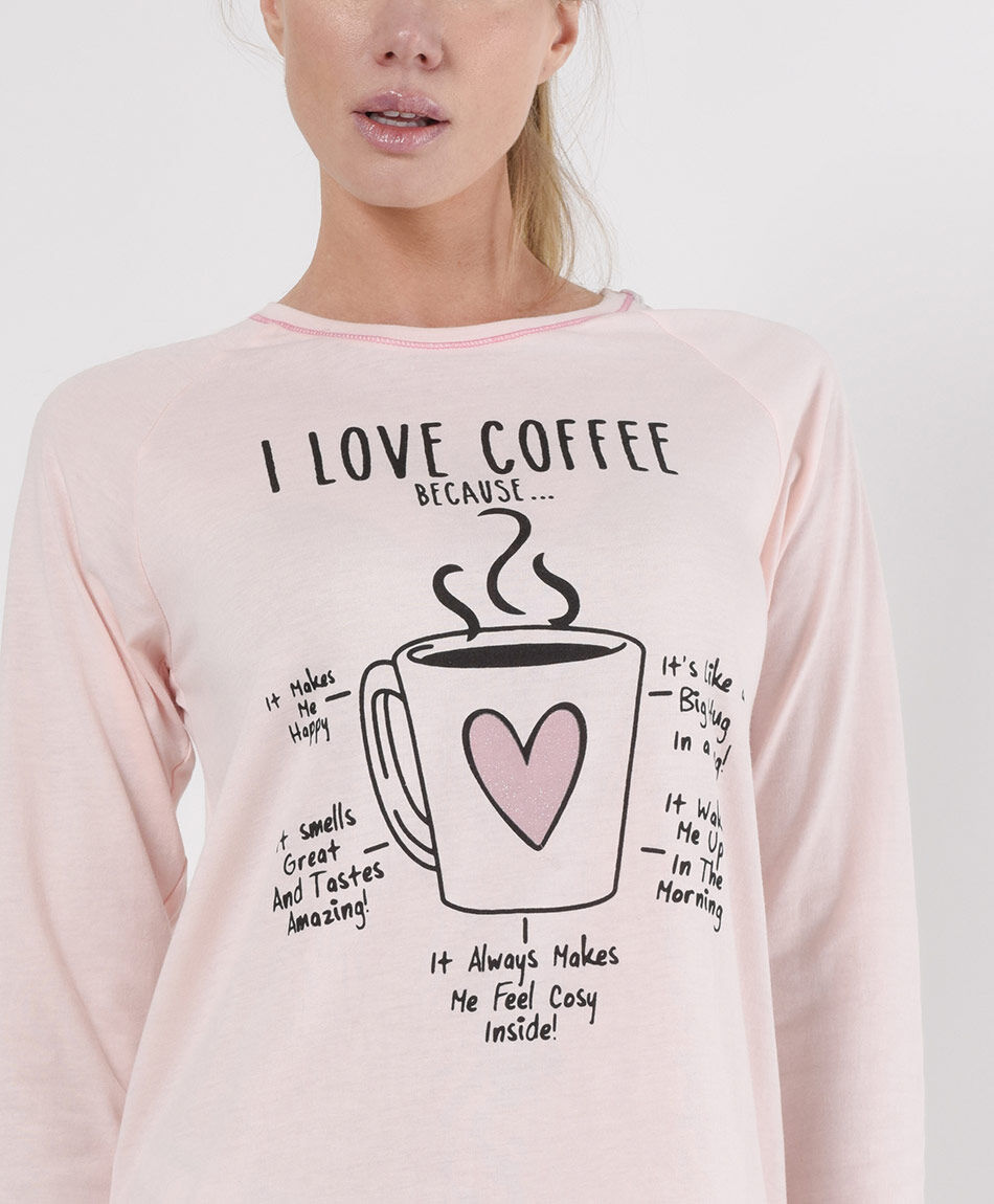 Camisola hasta la rodilla mujer coffe