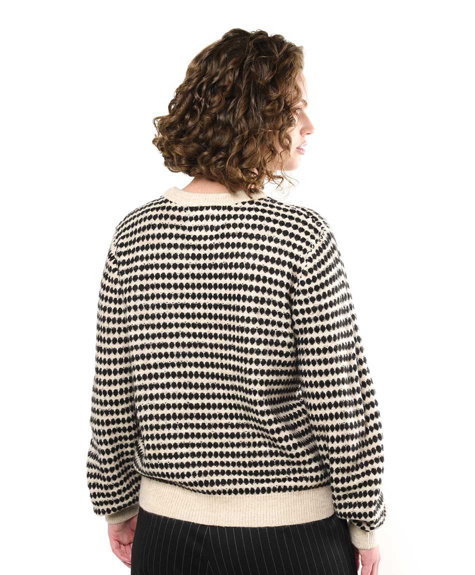 Sweater mujer mini puntos bicolor Sweater mujer mini puntos bicolor