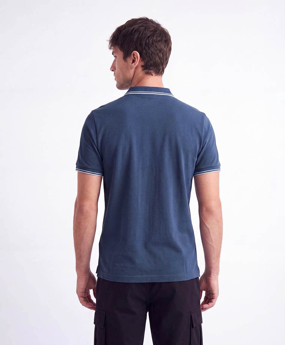 Polera hombre polo l&iacute;nea dry fit