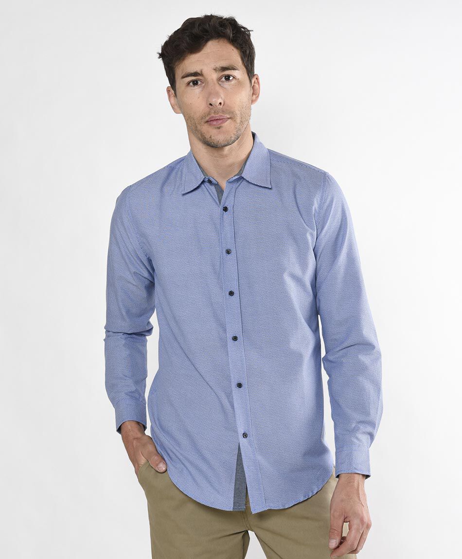 Camisa fashion manga larga