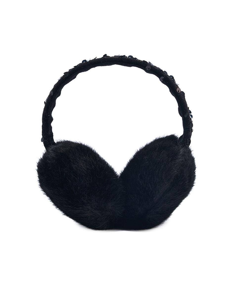 Orejera mujer sherpa negro