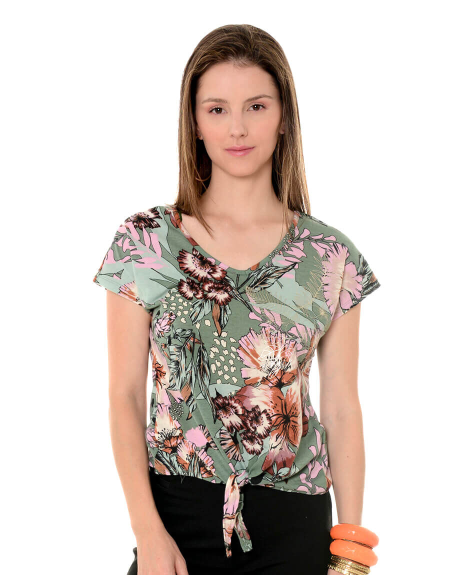Polera estampada