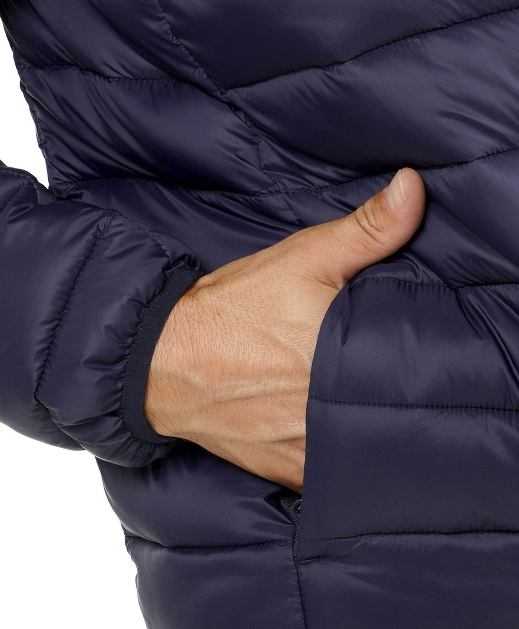 Parka hombre azul gorro Parka hombre azul gorro