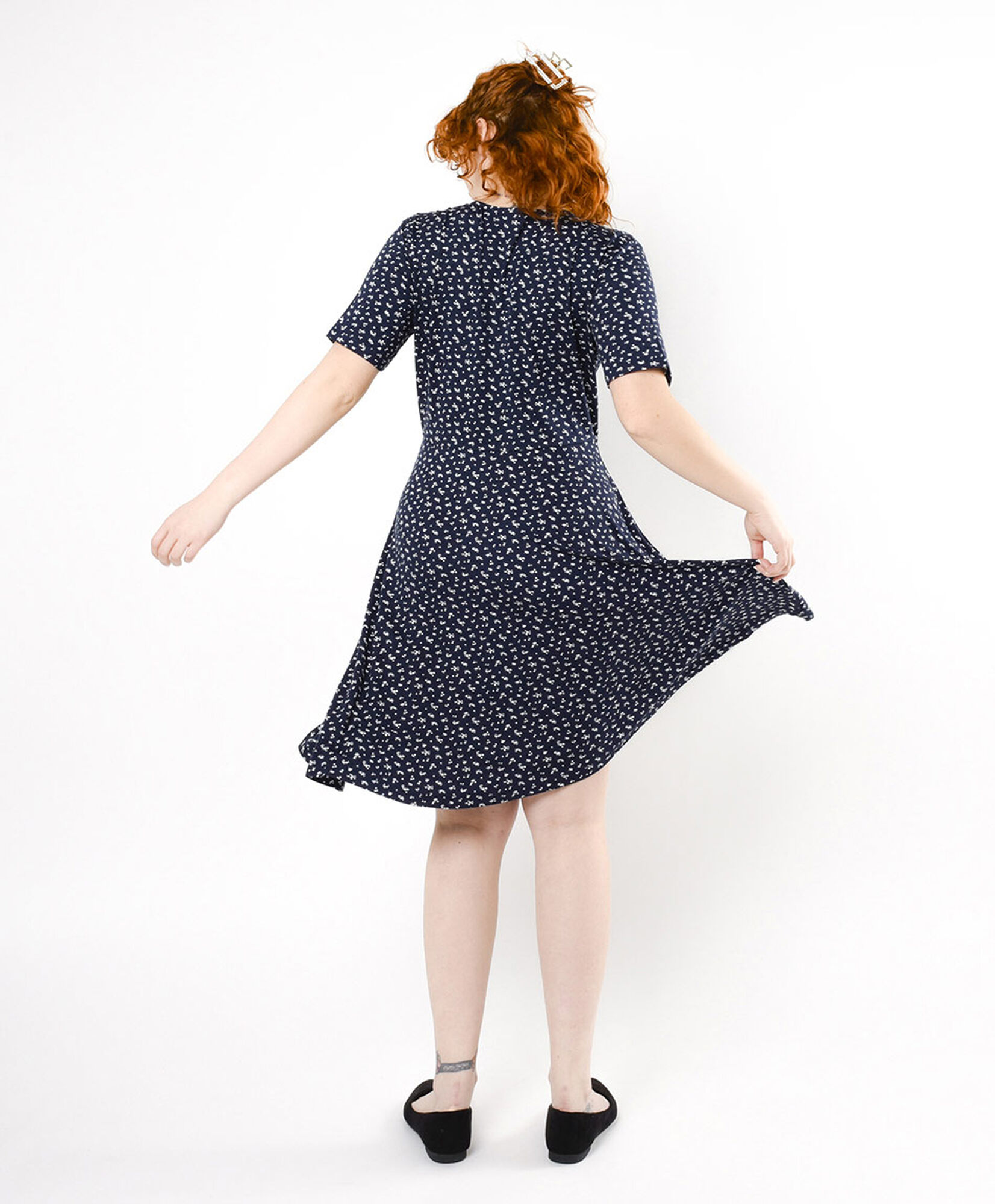 Vestido mujer mini estampado cruzado Vestido mujer mini estampado cruzado