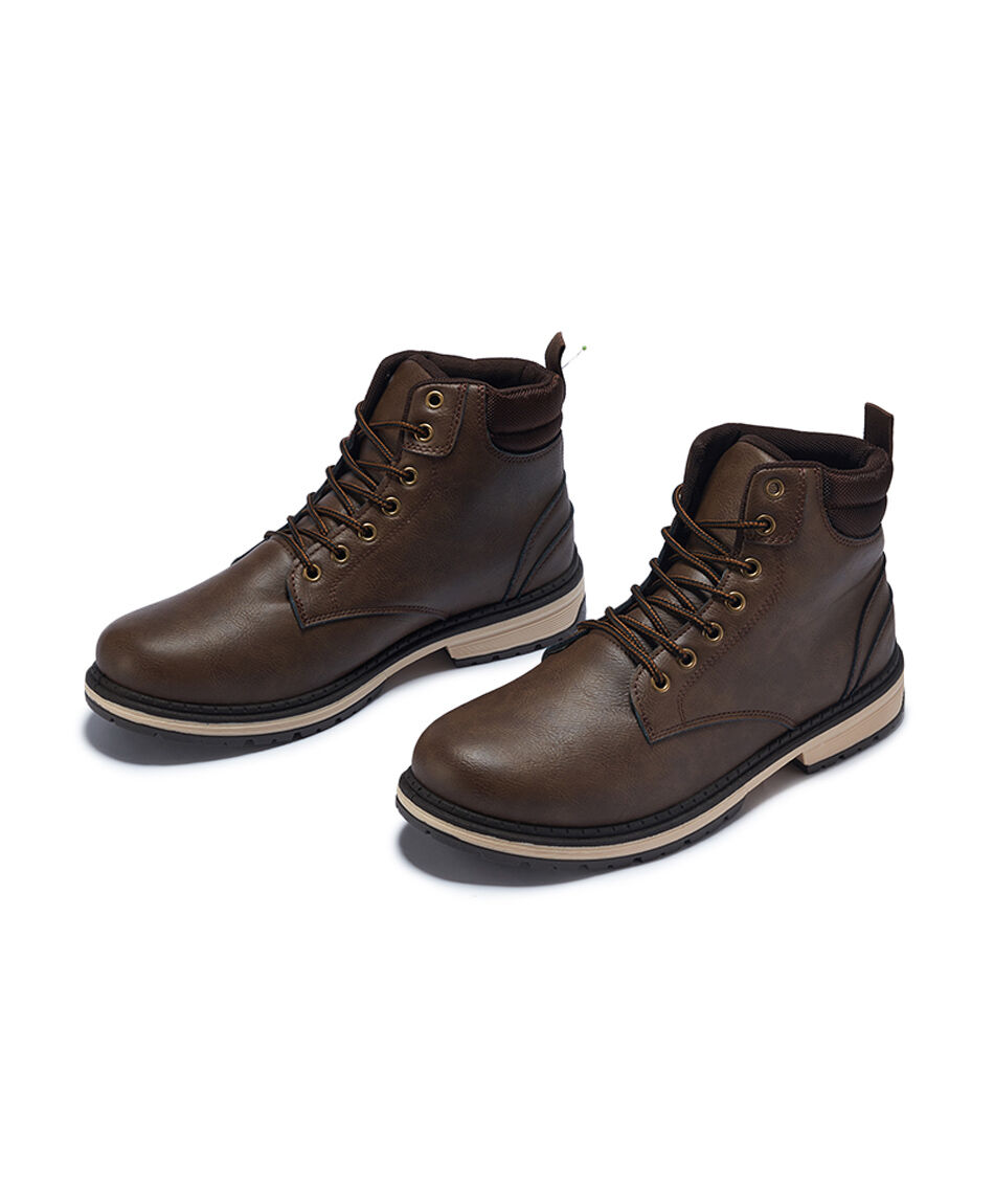 Bot&iacute;n hombre casual caf&eacute;