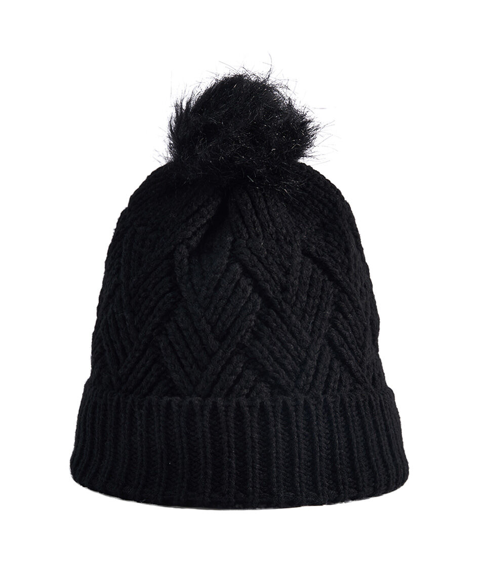 Gorro mujer dise&ntilde;o trenzado