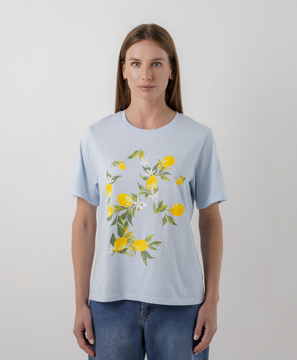 Polera mujer limones