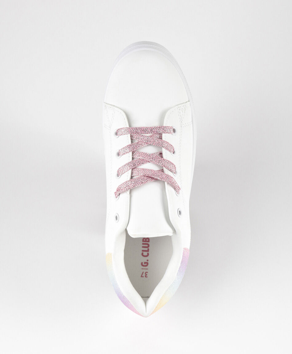 Zapatilla infantil brillos