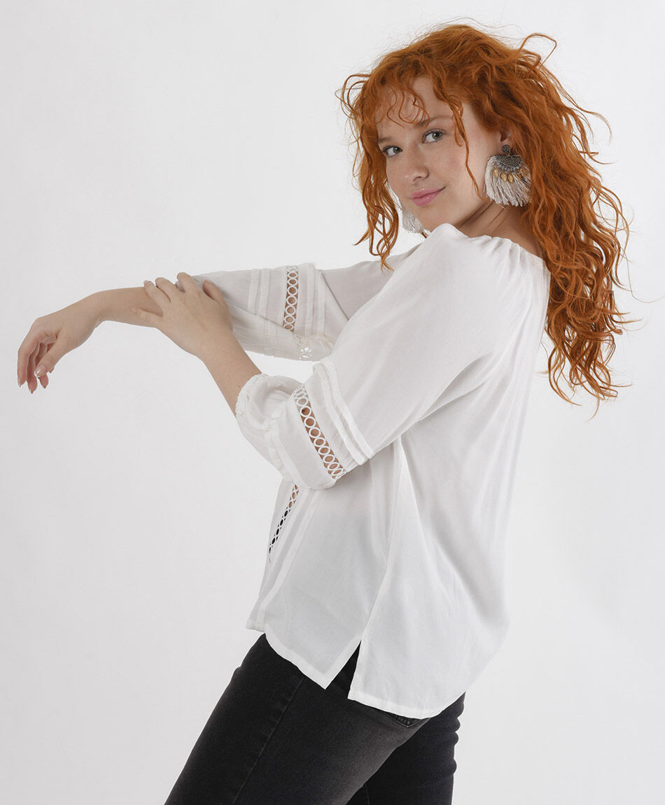 Blusa mujer calada