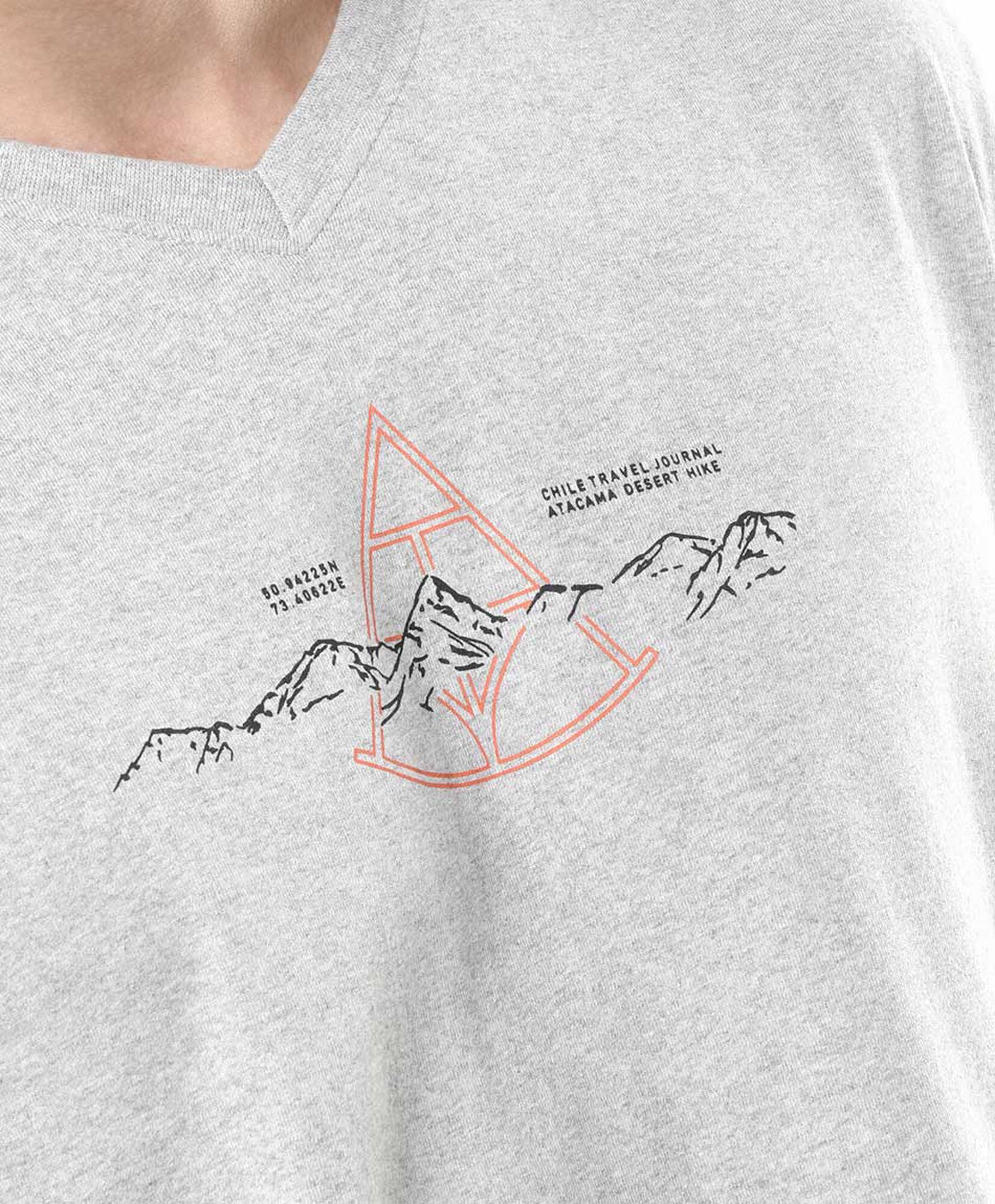 Polera hombre montañas atacama Polera hombre montañas atacama