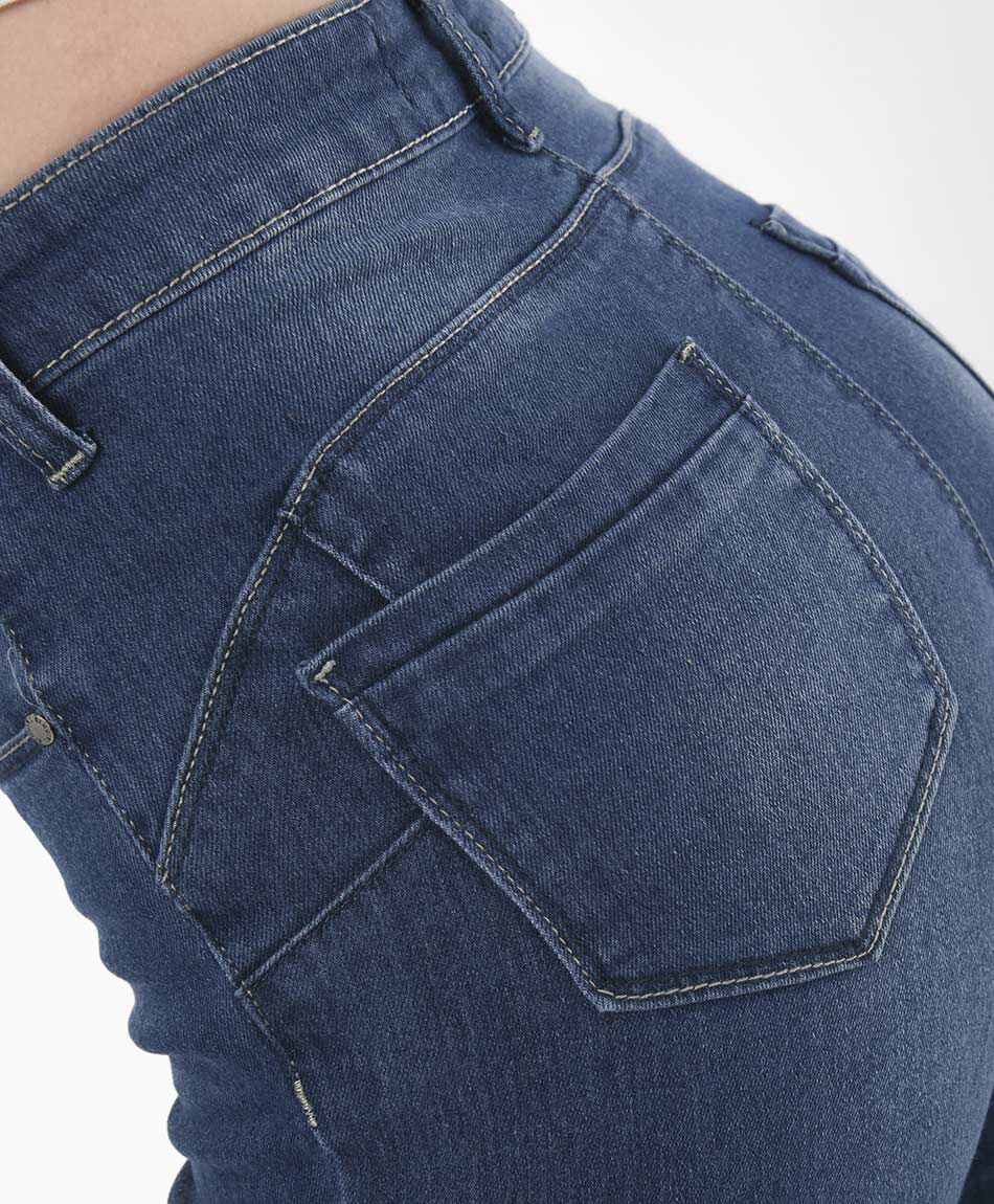 Jeans mujer desgastes skinny fit