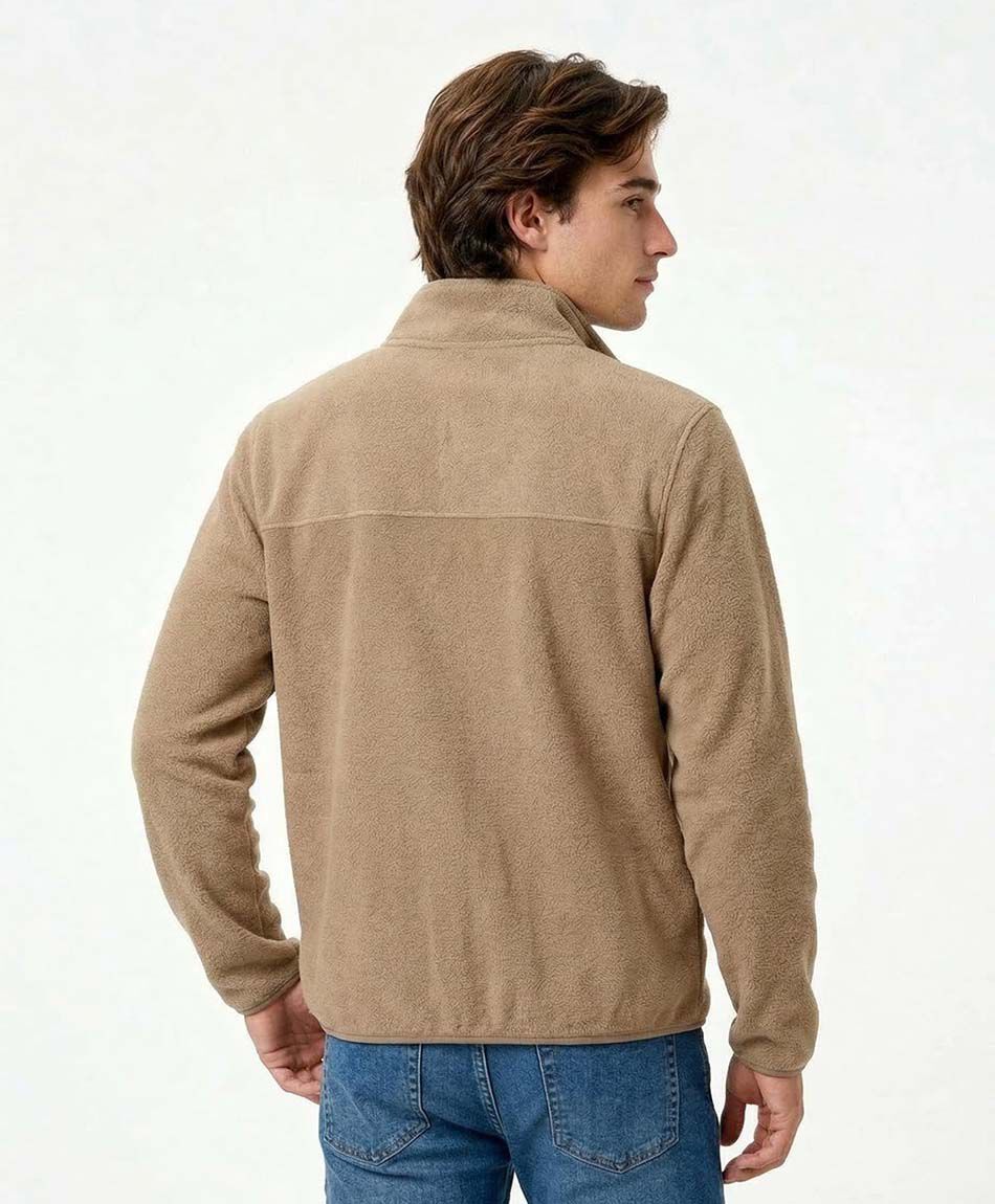 Poler&oacute;n hombre polar con cierre pro