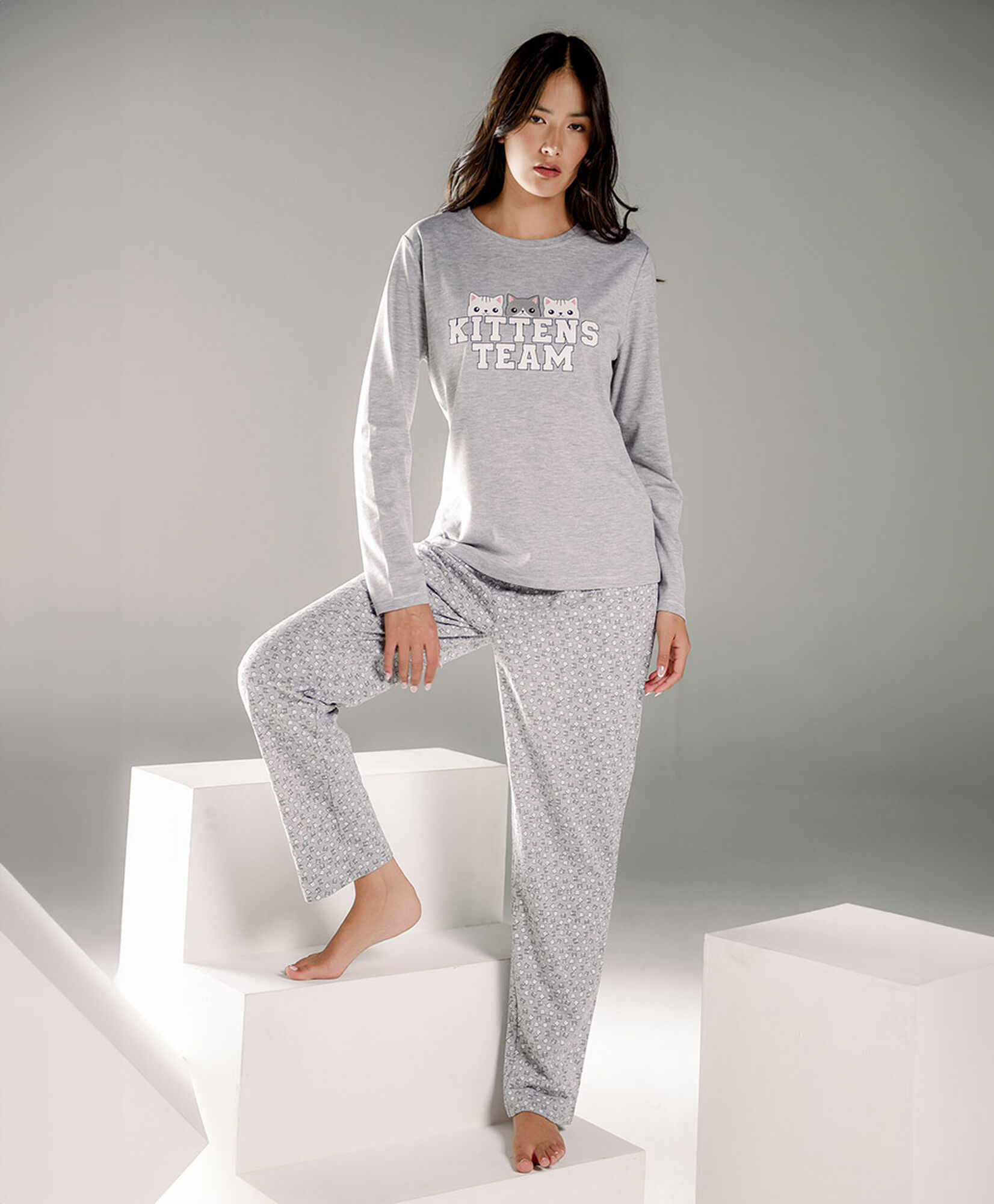 Pijama mujer kittens team Pijama mujer kittens team